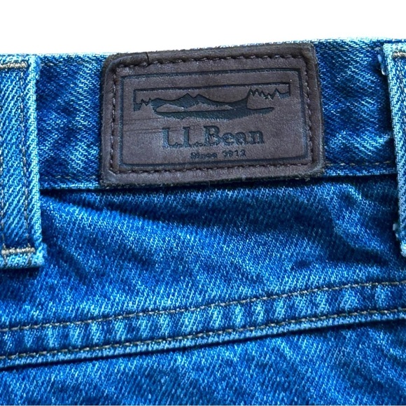 L.L. Bean Classic Fit Jeans with Flannel Lining Size 34x32 - Picture 4 of 9